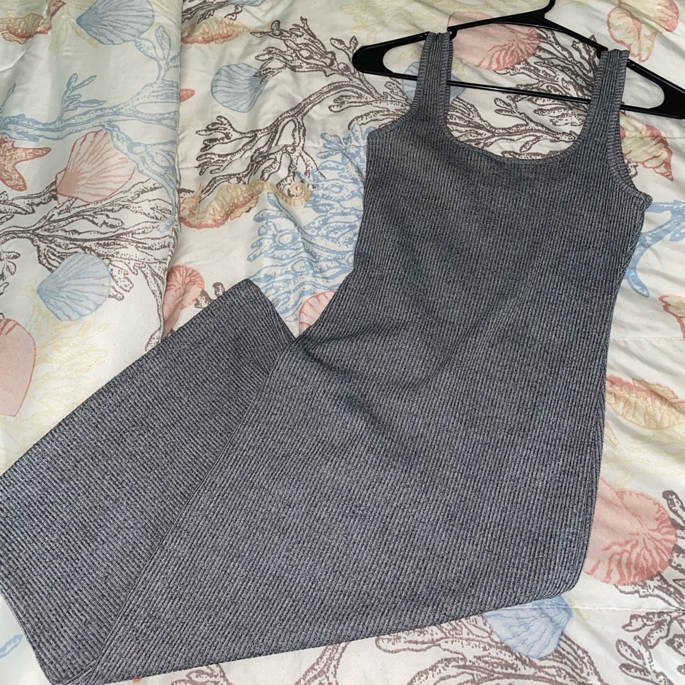 Gray Topshop Tank Dress